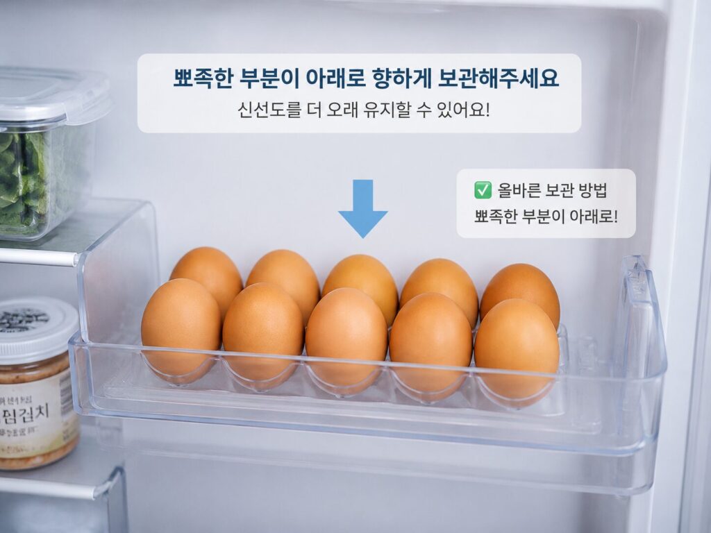 올바른 계란 보관법